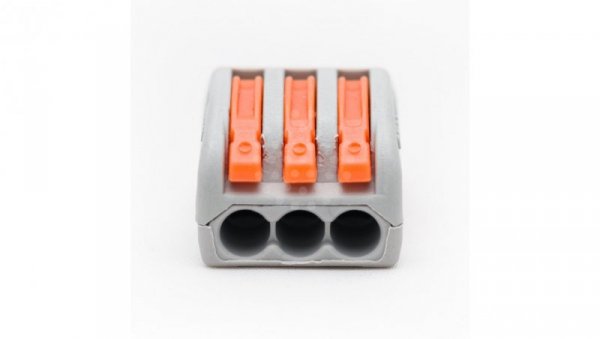 Szybkozłączka 3x 0,75-2,5mm2 z dźwigniami zwalniającymi - 100 szt