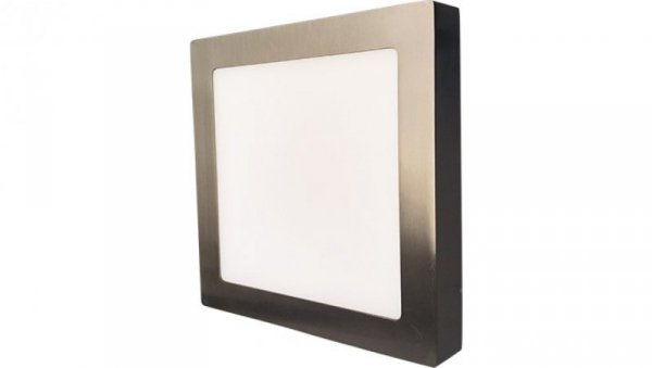 Oprawa nasufitowa LED 24W 1800lm 2800K/ciepła IP20 kwadratowy matowy chrom LED120 FENIX-S matt chrome 24W WW GXDW097
