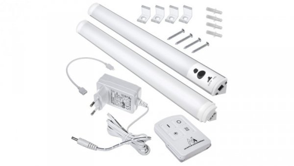 Lampa LED Maclean, Podszafkowa, Liniowa, Zestaw 2 moduły z pilotem i zasilaczem, Max 4 moduły na jednym zasilaczu, MCE245