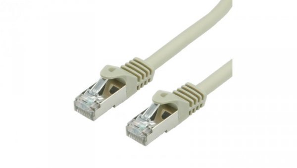 Kabel krosowy EmiterNet SFTP kat.6A LSOH 2 m szary, EM/PC-SFTP6ALSOH-2M