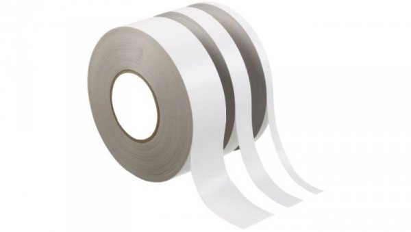 Dwustronna taśma papierowa Nietkane, 15mm x 50m, kolor: Biały, RS PRO