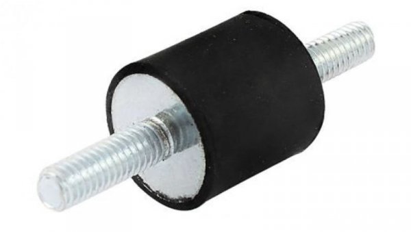 Nóżki antywibracyjne, M10, Ø 40mm, materiał: Stal nierdzewna 55Shore A, RS PRO