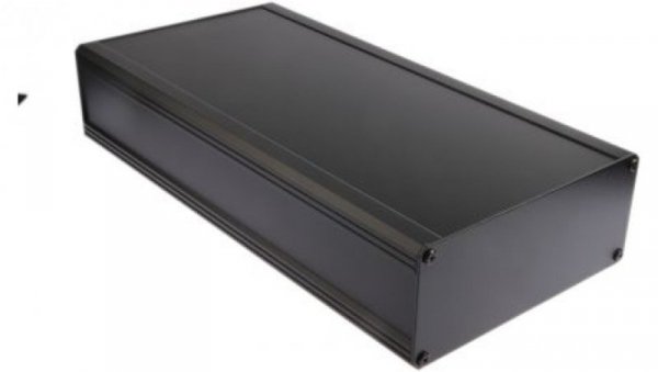 Obudowa radiatora Czarny IP40, 400 x 200 x 86mm, RS PRO