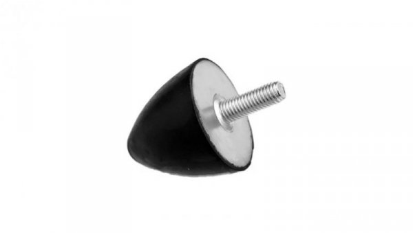 Mocowanie wkręcane, M16, Ø 100mm, materiał: Guma 60Shore A, RS PRO