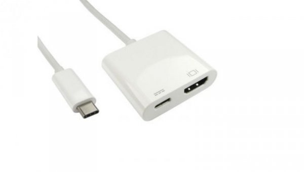Adapter, do wyświetlaczy: 1, USB C, USB 3.1, HDMI