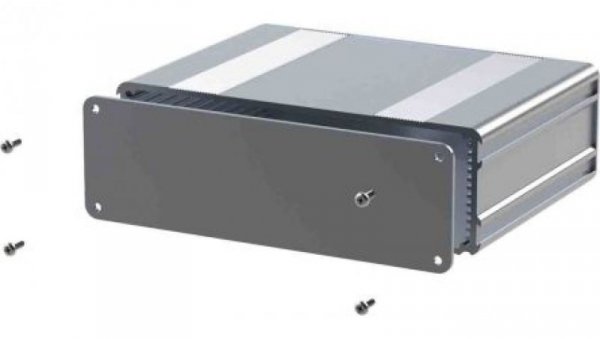 Obudowa urządzeń elektronicznych, aluminiowa, Srebrny, 160 x 169.8 x 53.8mm, RS PRO