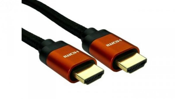 2m 8K HDMI M-M 28awg Copper/Orange Alumi