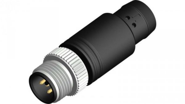 Złącze okrągłe ze złączem Rezystor końcowy M12, 4 A, 30 V, IP67, RS PRO