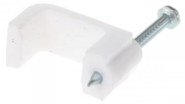 Spinka do kabli Prostokątna obejma do kabli, materiał: PE, 9.4 x 13.5 x 11.6mm, RS PRO
