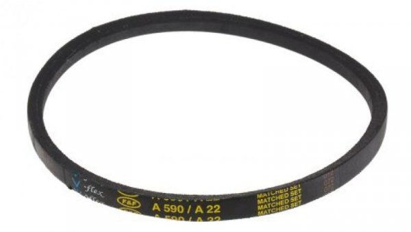 Pas napędowy, profil A, materiał: PET, guma, 13mm x 8mm x 560mm, RS PRO