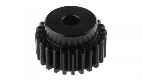 Koło zębate walcowe, moduł: 2, l.zębów: 24, śr. piasty: 38mm, śr. otworu: 12mm, Stal