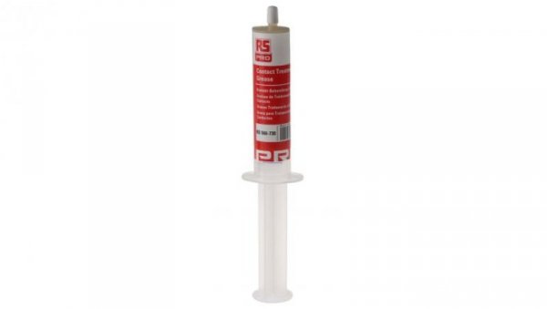 Smar do styków, Strzykawka, zastosowanie: Styki, tworzywa termoplastyczne, 20 ml, RS PRO