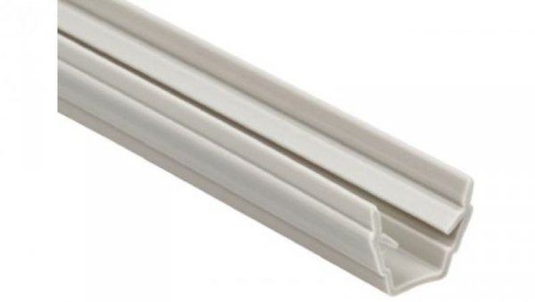 Pasek zasłaniający na profile, Czarny, PP, 6mm, dł. 2m 10-elem., RS PRO