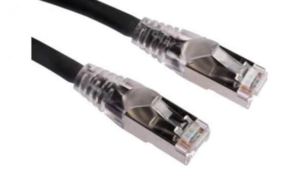 Zespół kablowy kategorii 6a Czarny S/FTP RS PRO