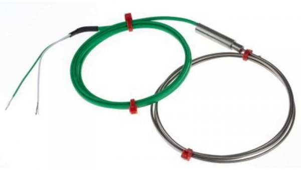 Termopara typ K do +1100C 1m kabel 1m, Stal nierdzewna IEC