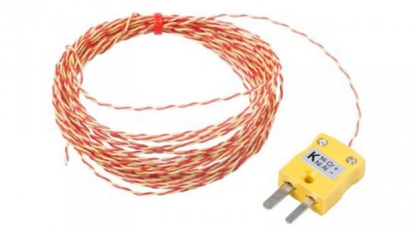 Termopara typ K do +250C 5m kabel 5m ANSI