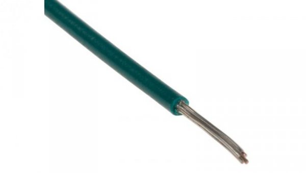 Przewód o podwyższonej odporności PVC Zielony, 250m 0,34 mm² 7/0,25 mm, 250 V, -40 → +105C, Ø 1.45mm, RS PRO