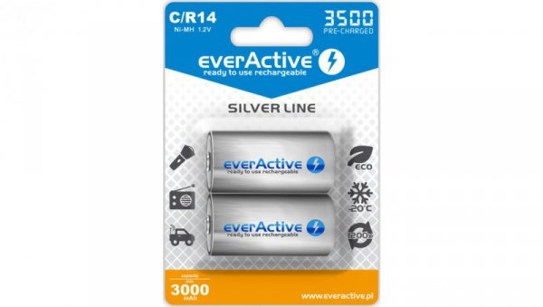 Zestaw akumulatorków everActive EVHRL14-3500 (3500mAh Ni-MH)