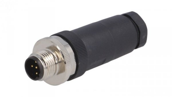 Złącze okrągłe M12 męskie proste nieekranowane 5pin 60V PG9 T4111402051-000