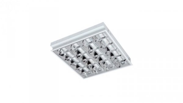 Oprawa rastrowa RES T8 4x12W p/t KAFLER EMPTY przystosowane do TUB LED T8 C05-E-RES418P