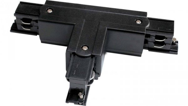 Łącznik szynoprzewodu IP20 3-fazowy czarny TRACK T CONNECTOR T-L2 4W BLACK GXTR036