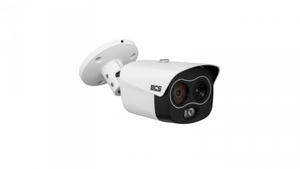 Kamera dualna IP tubowa (termowizja + video IP mpx) tubowa BCS-L-TIP1-4M2TIR3-F4FT3-A-Ai1-TH 256(H)x192(V) + 4.0 Mpx
