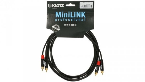 KLOTZ Kabel Audio 2x RCA Cinch (wtyk) / 2x RCA Cinch (wtyk) 6m