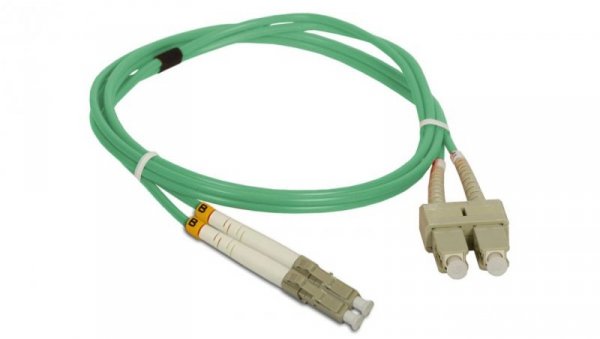 Patch cord MM OM3 LC-SC duplex 50/125 2.0m FOC-LCSC-5MMD-2-3