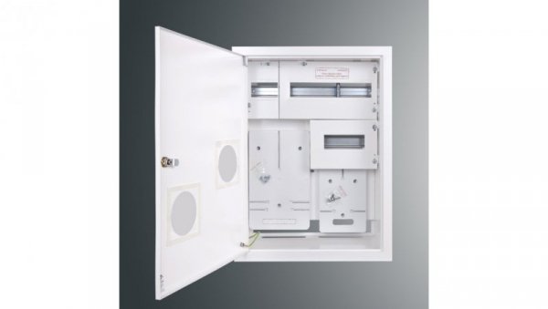 Rozdzielnica p/t licznikowa RW 5NN T1F i T3F + 25S 577x423x220 pełne drzwi z.p.9081 IP30 RAL9003