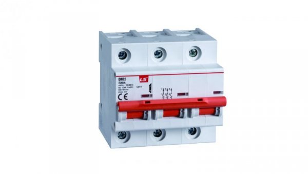 Wyłącznik nadprądowy 1,5 modułu 2P D 63A 10KA BKH 2P D63A 0