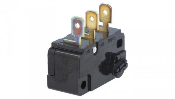 Mikroprzełącznik SNAP ACTION bez dźwigni SPDT 5A/250VAC IP40 D2MC-5E