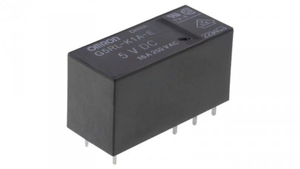 Przekaźnik elektromagnetyczny SPST Ucewki 5VDC 16A/250VAC G5RL-K1A-E-5DC