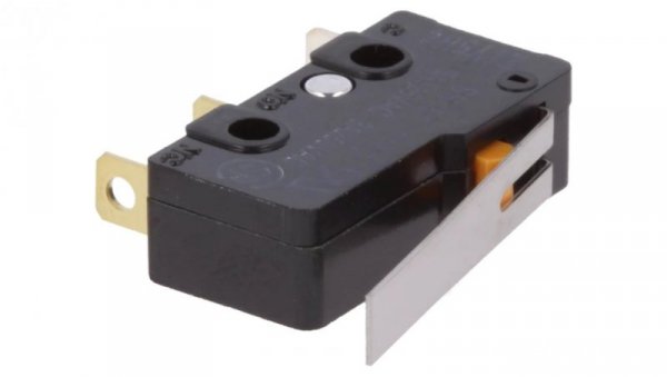 Mikroprzełącznik SNAP ACTION z dźwignią SPST-NC 5A/250VAC SS-5GL1112