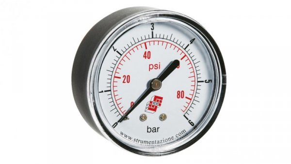 Manometr standardowy z przyłączem tylnym, śr. 40mm, 0-4bar, G1/8, M40A.PL004G18