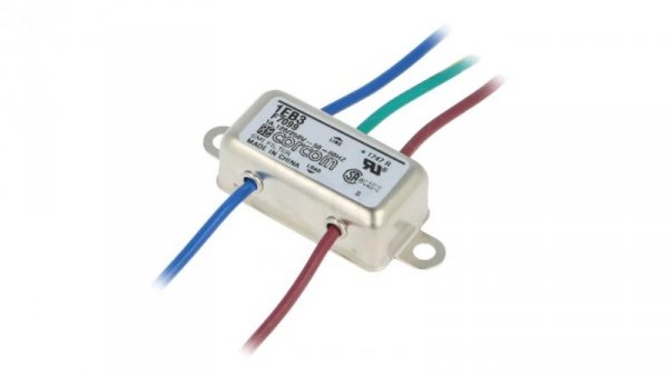 Filtr przeciwzakłóceniowy 250VAC Ipracy max 1A Ir 0,36mA 6609020-2