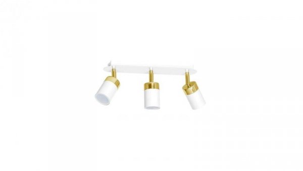 Lampa sufitowa JOKER WHITE/GOLD 3xGU10 MLP6130 Milagro