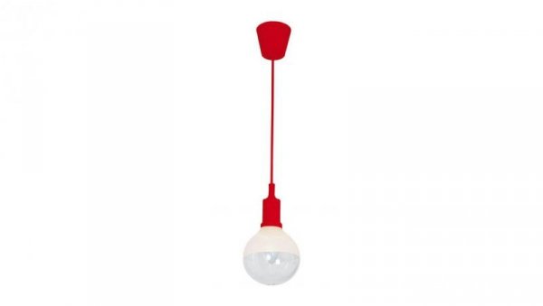 LAMPA WISZĄCA BUBBLE RED 5W E14 LED CZERWONA ML462 Milagro