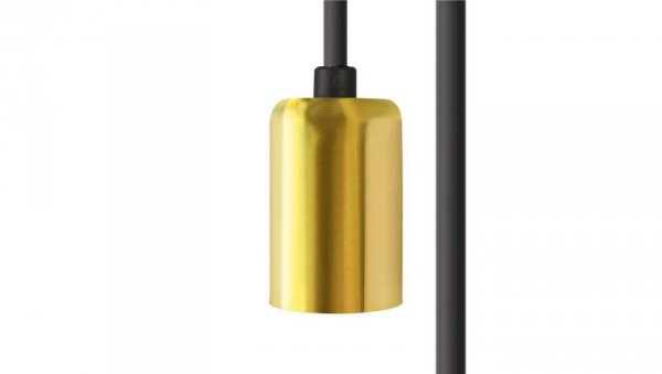 Przewód z oprawką 700cm CAMELEON CABLE E27 7 M BLACK/BRASS 8660 Nowodvorski