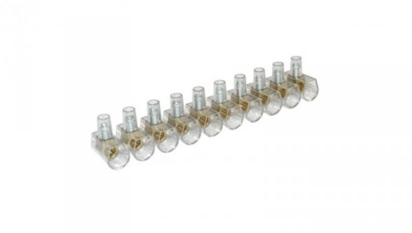 Złączka listwa zaciskowa 10mm2 10 torowa 1.529 PCX M-L 1671