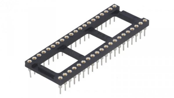 Podstawka DIP 40-pin Raster 2,54mm precyzyjna THT 3-1571552-2