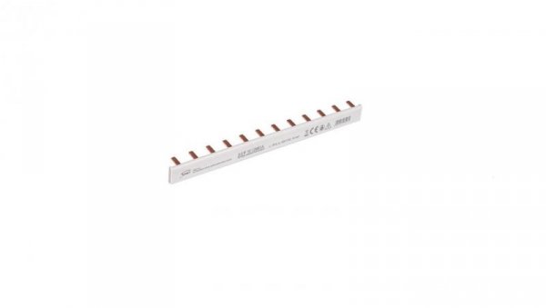 Szyna prądowa łączeniowa - sztyftowa 1-fazowa 63A 12 modułów 10 mm² 81995006