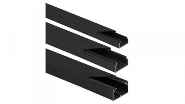 Listwa elektroinstalacyjna (korytko kablowe) czarna 15x10mm 1szt=2m