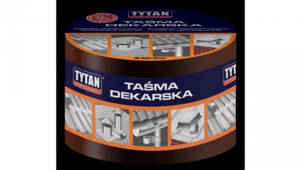TAŚMA USZCZELNIAJĄCA DEKARSKA 15CM*10MB BRĄZOWA