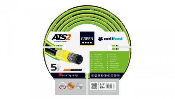 WĄŻ OGRODOWY GREEN ATS 3/4 25MB
