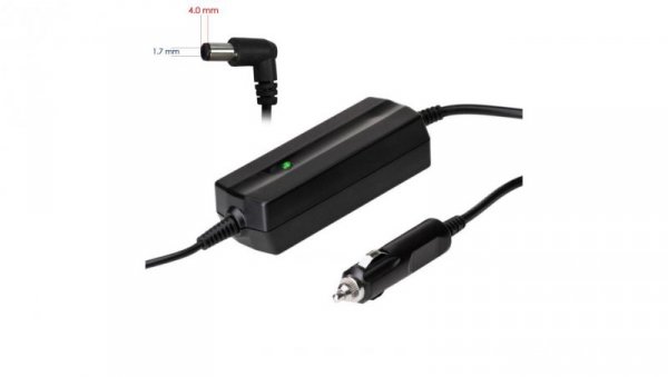 Zasilacz samochodowy do notebooka Akyga AK-ND-77 20V /3.25A 65W 4.0 x 1.7 mm LENOVO 1.2m