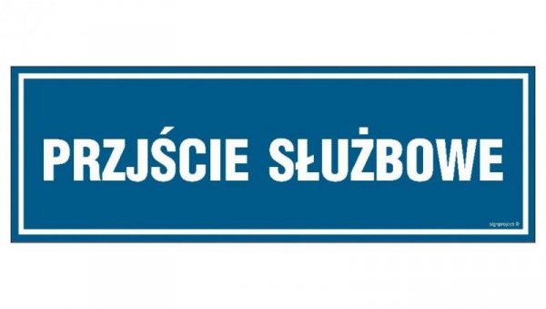 ZNAK - NC048 Przejście prywatne 30 x 10 cm FN - Folia samoprzylepna