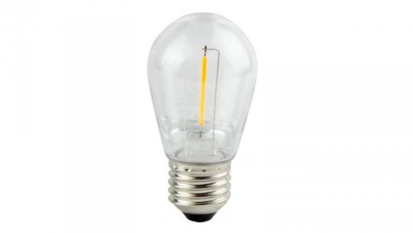 LEDOM żarówka LED E27 1W 2700K barwa ciepła 50lm 220-240V ozdobna FILAMENT ST45