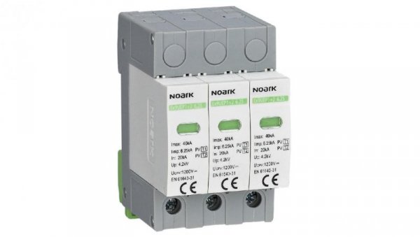 Ochronnik COMBTEC P Typ T1+T2 3+0, TNC,Iimp12,5kA,na wkładki
