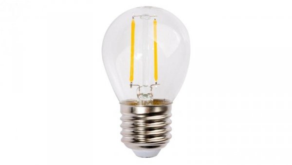 Żarówka LED E27 G45 2W = 23W 230lm 3000K Ciepła 280 Filament GOLDLUX