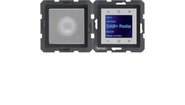 Radio Touch DAB+ Bluetooth z głośnikiem antracyt aksamit 30806086